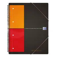 Oxford Collegeblock International Meetingbook DIN A4+ kariert mit Rand innen/außen