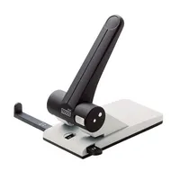 Novus Registraturlocher B 265 025-0266, schwarz, bis 6,5mm 65 Blatt, mit Anschlagschiene 4009729008300 Novus