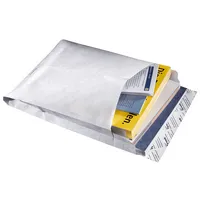 Bong Faltentaschen Tyvek Expander 00011843, B4, ohne Fenster, haftklebend, 40mm-Falte, reißfest, wasserfest, 68g, weiß 4040134035697  100 Stück