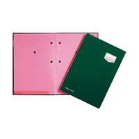 Pagna Unterschriftenmappe de Luxe 24102 A4 Kunststoff grün mit Einsteckschild 10 Fächer