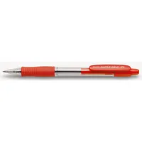 Pilot Kugelschreiber Super Grip BPGP-10R-M rot/transparent 0,4 mm 4902505154898 Pilot