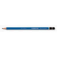 Staedtler Bleistift Mars Lumograph 100, 100-HB, Härte HB, 2,0mm, blau 4007817104156 Staedtler