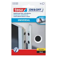Tesa Velcro Klettpunkte Ø 16 MM sw 4042448859426 Tesa 8 Stück