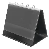 Veloflex Tischflipchart, 4132280, schwarz, ohne Rollen, für Tisch 4000225003363 Veloflex