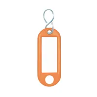 WEDO Schlüsselanhänger, Kst.Met., mit S-Haken, 52x21x3mm, orange 4003801011134 WEDO 262 803406