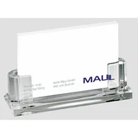 Maul Visitenkarten-Halter Acryl glasklar für 35 Visitenkarten
