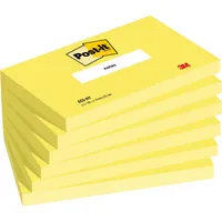 3M Haftnotizen 655-NY, Neon Notes, 127x76mm, neongelb, rechteckig 4064035083632 3M 6 Stück