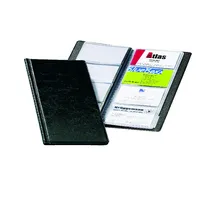 Durable 2380 Visifix Visitenkartenalbumschwarz für 96 Karten schwarz 253 x115 mm 4005546250007 Durable