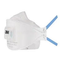 Atemschutzmaske Aura™ Cool Flow™ 9322+ Typ FFP2 94 % Partikelfilterung mit Ventil 3-teiliges Design flach faltbar weiß 2 Stück