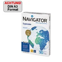Navigator Kopierpapier Expression 82427B90B A3 90g hochweiß  5602024005037 Navigator 500 Blatt