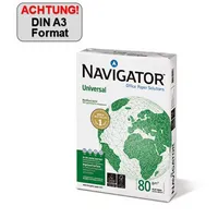 Navigator Kopierpapier Universal A3 80g/qm weiß VE=500 Blatt