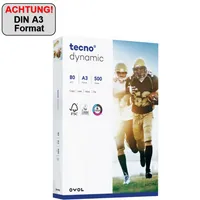 tecno Kopierpapier Dynamic DIN A3 500 Bl./Pack.