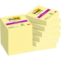 Post-it Haftnotizen 622-12SSY, Super Sticky Notes, 48x48mm, gelb, quadratisch 4064035065751 Post-it 12 Stück