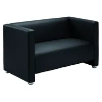 Soennecken Sofa Kunstleder 1250x700x700mm schwarz 4003969134843 Soennecken