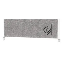MAUL Akustik-Tischtrennwand MAULconnecto 9751602, dunkelgrau 160,0 x 51,5 cm, 1 St.