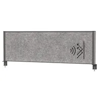 MAUL Akustik-Tischtrennwand MAULconnecto 9751689, dunkelgrau 160,0 x 51,5 cm, 1 St.