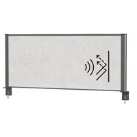 MAUL Akustik-Tischtrennwand MAULconnecto 9752289, hellgrau 120,0 x 51,5 cm, 1 St.
