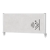MAUL Akustik-Tischtrennwand MAULconnecto 9752295, hellgrau 120,0 x 51,5 cm, 1 St.