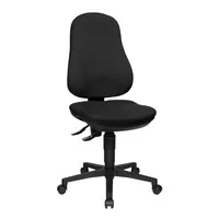 Topstar Bürodrehstuhl Point 70, schwarz / schwarz, bis 110kg, ohne Kopfstütze 4014296541952 Topstar