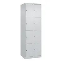 CP Schließfachschrank Classic Plus lichtgrau 080000-204 S10008, 8 Schließfächer 60,0 x 50,0 x 185,0 cm