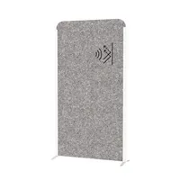 MAUL Akustik-Trennwand MAULcocoon  9701002, dunkelgrau 100,0 x 182,0 cm, 1 St.