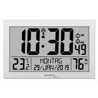 TechnoTrade Import-Export GmbH  Funkuhr WS 8016, weiß, rechteckig, digital 4029665080161 TechnoTrade Import-Export GmbH