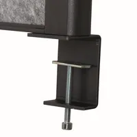 MAUL Akustik-Tischtrennwand MAULconnecto Uplight 9761289, dunkelgrau 120,0 x 51,5 cm, 1 St.