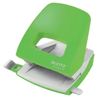 Leitz Bürolocher NeXXt Recycle 5003-00-55, grün, bis 3mm 30 Blatt, mit Anschlagschiene 4002432135295 Leitz