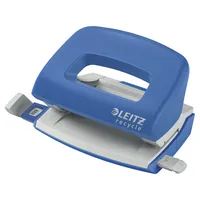 Leitz Bürolocher NeXXt Recycle Mini 5010-00-35, blau, bis 1mm 10 Blatt, mit Anschlagschiene 4002432135318 Leitz