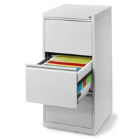 Soennecken Hängeregistraturschrank 820131781 BASE LINE, lichtgrau, 3 Schubladen, 1-bahnig 4003969135420 Soennecken