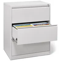 Soennecken Hängeregistraturschrank 820132181 BASE LINE, lichtgrau, 3 Schubladen, 2-bahnig 4003969135321 Soennecken