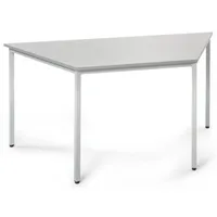 Soennecken Konferenztisch BASE MODUL, 72cm (H), 160/80x69cm (BxT), 3 Personen, Trapezform, lichtgrau / lichtgrau 4003969134973 Soennecken