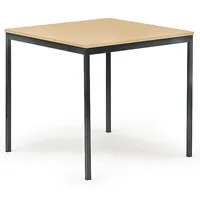 Soennecken Konferenztisch BASE MODUL, 72cm (H), 80x80cm (BxT), rechteckig, buche / anthrazit 4003969135208 Soennecken