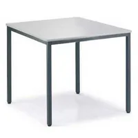 Soennecken Konferenztisch BASE MODUL, 72cm (H), 80x80cm (BxT), rechteckig, lichtgrau / anthrazit 4003969135048 Soennecken