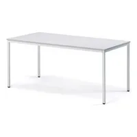 Soennecken Konferenztisch BASE MODUL, 72cm (H), 140x70cm (BxT), rechteckig, lichtgrau / lichtgrau 4003969134997 Soennecken