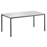 Soennecken Konferenztisch BASE MODUL, 72cm (H), 200x80cm (BxT), rechteckig, lichtgrau / anthrazit 4003969134911 Soennecken