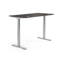 Sitz-Steh-Schreibtisch Flex Modul 810061074 elektrisch höhenverstellbar 605-1255cm (H) 200x80cm (BxT) rechteckig eiche du