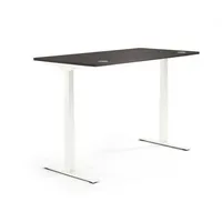 Sitz-Steh-Schreibtisch Flex Modul 810061174 elektrisch höhenverstellbar 605-1255cm (H) 120x80cm (BxT) rechteckig eiche dun