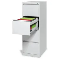 Soennecken Hängeregistraturschrank 820131681 BASE LINE, lichtgrau, 4 Schubladen, 1-bahnig 4003969135390 Soennecken