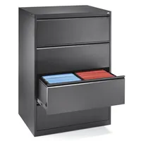 Soennecken Hängeregistraturschrank 820131591 BASE LINE, anthrazit, 4 Schubladen, 2-bahnig 4003969135376 Soennecken