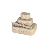 Koziol LunchboxBesteckset PASCAL READY 7168700 sand 4002942555385 Koziol