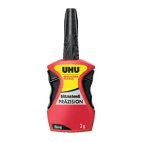 UHU Sekundenkleber 34340 Präzision, 3g, permanent 4026700343403 UHU 3 Gramm