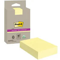 Post-it® Haftnotiz Recycling Notes Super Sticky 102 x 152 mm (B x H) 4 Block/Pack.