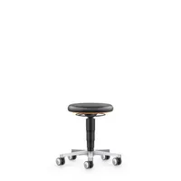 Bimos Sitzhocker 9463L-MG01-3279, schwarz, mit Rollen, höhenverstellbar, bis 120kg 4016849951911 Bimos