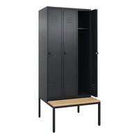 CP-Möbel C+P Spind Classic PLUS 3Abteile 2120x900x815mm s.grs.gr 4068192108214 CP-Möbel