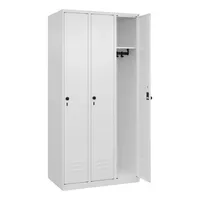 CP-Möbel Spind Classic Plus verkehrsweiß 080000-30-S10012, 3 Schließfächer 90,0 x 50,0 x 185,0 cm 4067521351758 CP-Möbel