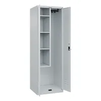 CP-Möbel Putzmittelschrank Classic Plus 080100-00-S10008 lichtgrau 60,0 x 50,0 x 185,0 cm, aufgebaut 4067521356951 CP-Möbel