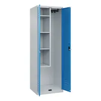 CP-Möbel Putzmittelschrank Classic Plus 080100-00-S10004 lichtblau, lichtgrau 60,0 x 50,0 x 185,0 cm, aufgebaut 4067521356913 CP-Möbel