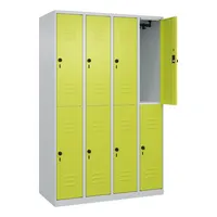 CP-Möbel Spind Classic Plus clowngrün, lichtgrau 080300-40-S10009, 8 Schließfächer 120,0 x 50,0 x 185,0 cm 4067521358399 CP-Möbel