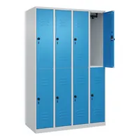 CP-Möbel Spind Classic Plus lichtblau, lichtgrau 080300-40-S10004, 8 Schließfächer 120,0 x 50,0 x 185,0 cm 4067521358344 CP-Möbel